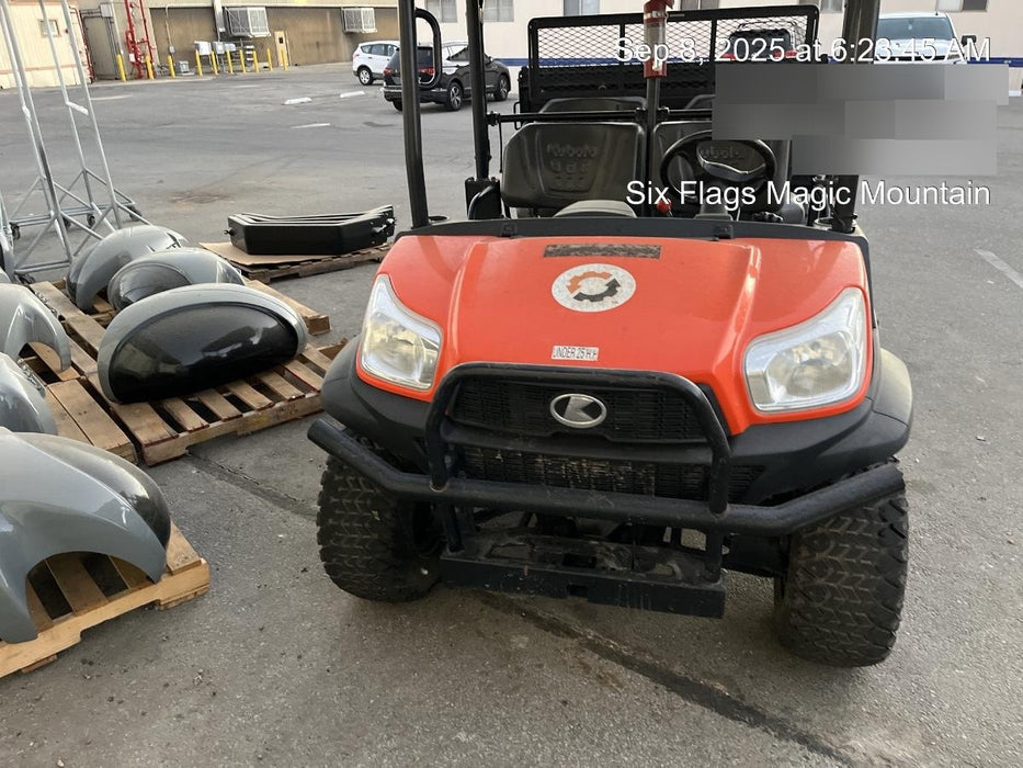 2022 Kubota RTV-X1140W-H Plastic Canopy, Windshield Acrylic Clear, LED Strobe Light, Wire Harness Kit, Back up Alarm