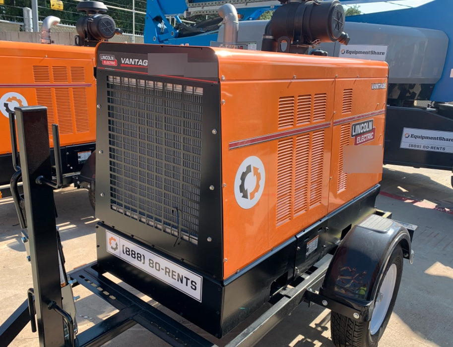 2021 Lincoln Electric Vantage 549X Ready Pak 3, ORANGE (includes trailer, cable rack, fender light kit)