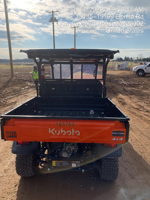 Kubota RTV-X1140W-H Plastic Canopy, Windshield Acrylic Clear, LED Strobe Light, Wire Harness Kit, Back up Alarm