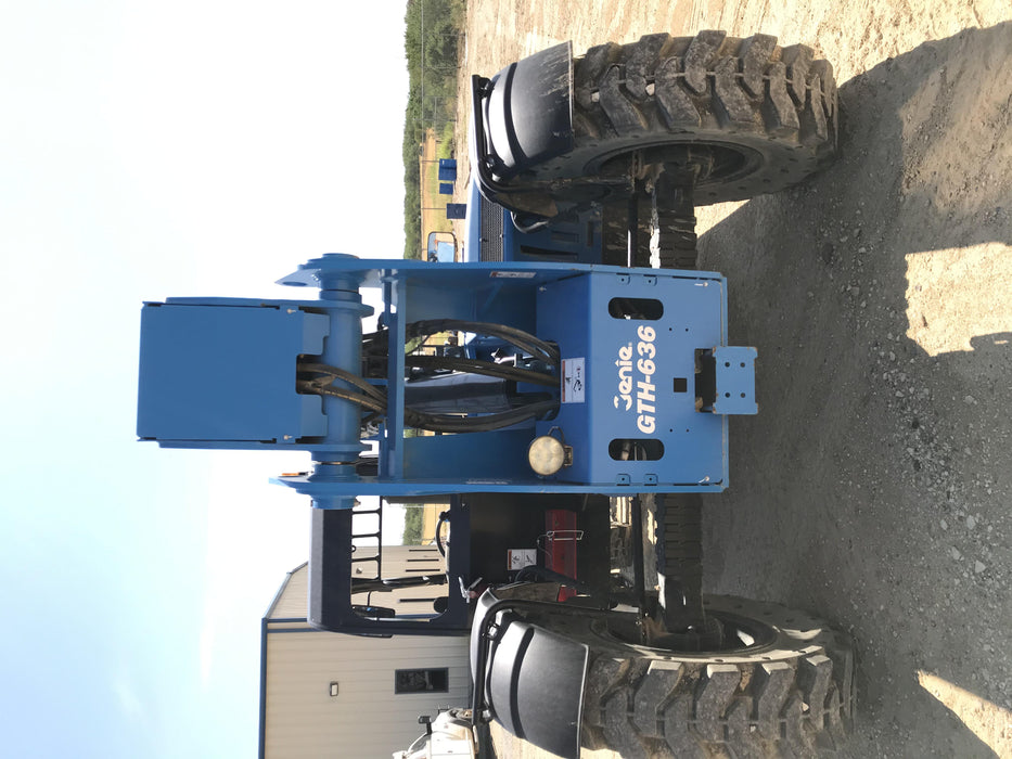 2018 Genie GTH-636 Genie GTH-636 w/Open ROPS, Solid Tires, Work Light/Beacon, 48" Carriage and Forks