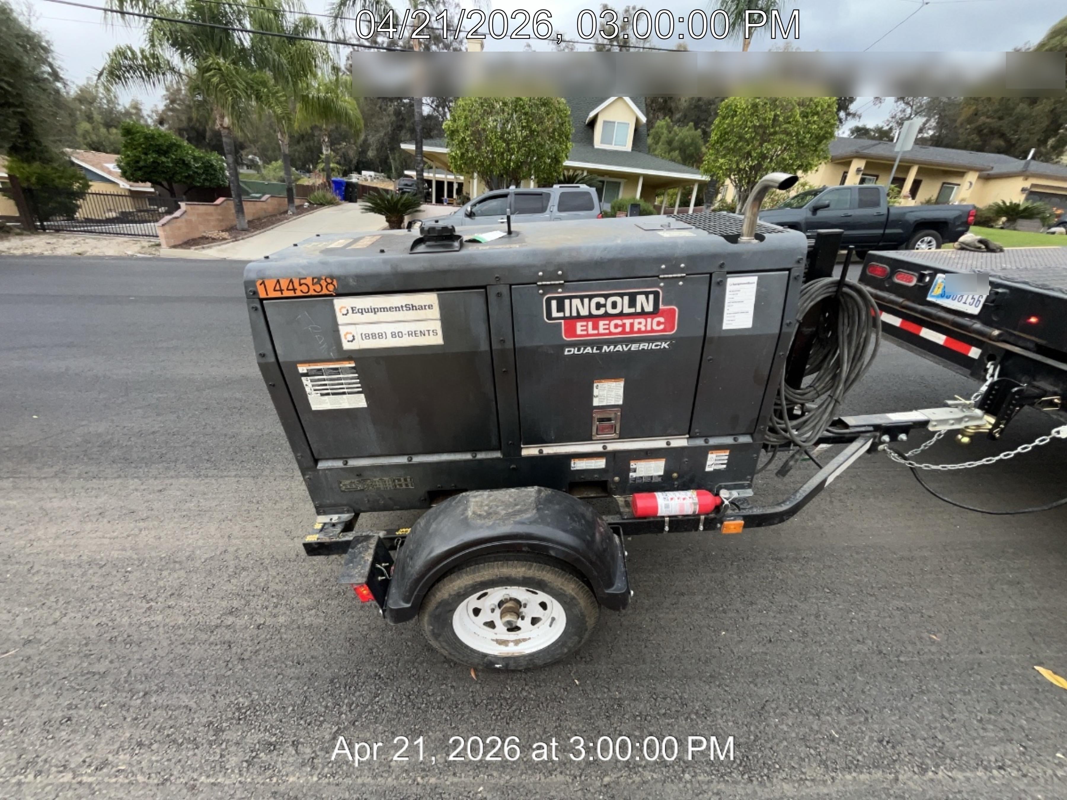 2021 Lincoln Electric Dual Maverick 200/200X Ready Pak 3 (includes trailer, cable rack, fender light kit)