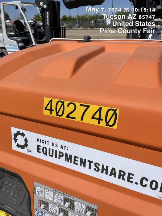 2024 Generac MLT2 Diesel, Flex Switch 120V Input, Powerzone Controller, 
(4) 320W LED Lights, 4kW Generator, 39.9 Gal Fuel Tank, 2" Ball, T3