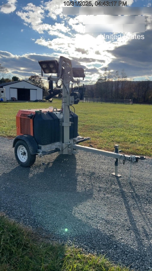 2024 Wanco WLTT-4MM4K Diesel, Deep Sea Controller, Shore Power Plug, Auto Start, (4) 350W LED Floodlights, 4kW Generator, 60 Gal Fuel Tank, 2" Ball, T3