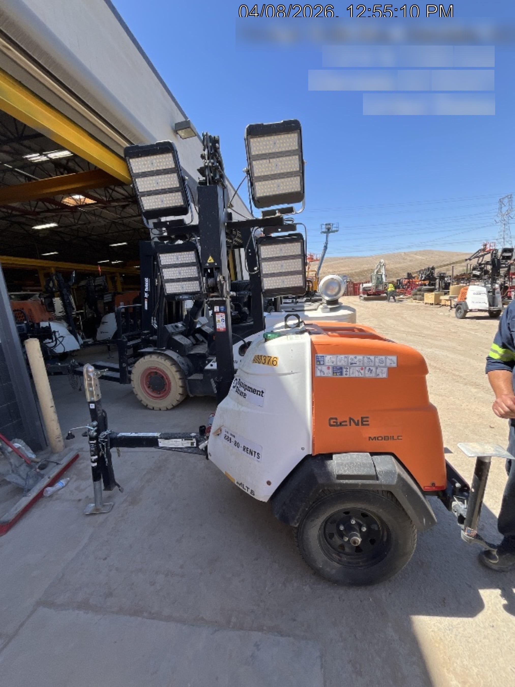 2024 Generac MLT2 Diesel, Flex Switch 120V Input, Powerzone Controller, 
(4) 320W LED Lights, 4kW Generator, 39.9 Gal Fuel Tank, 2" Ball, T3