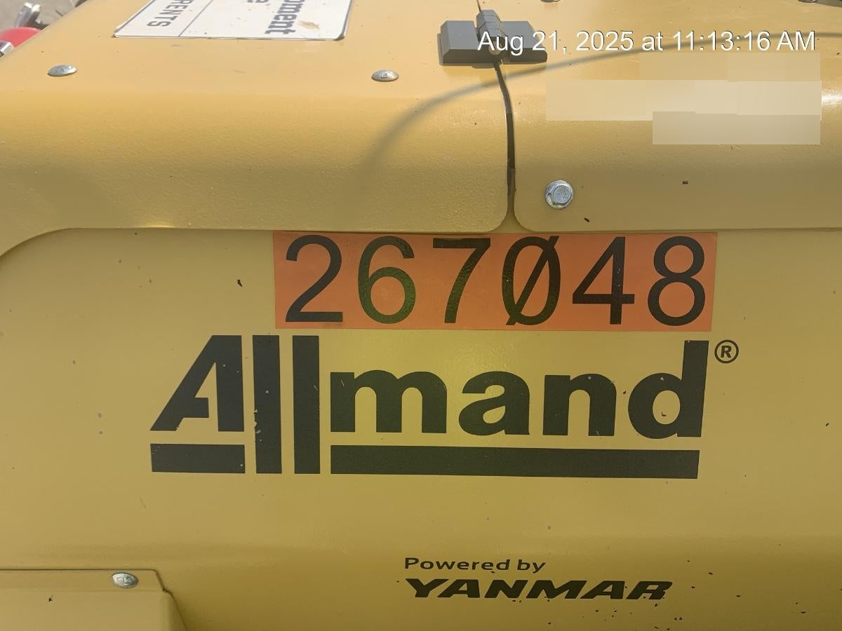 2022 Allmand NLV3GR (4) LED Light Fixture 350W, 23' Vertical Mast, 3kW Prime, Towable, ES Decals, T3