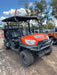 Kubota RTV-X1140W-H Kubota RTVX1140WH 4wd Utility Cart, LED Strobe, Windshield Tempered Glass, Plastic Canopy, Wire Harness Kit, Backup Alarm