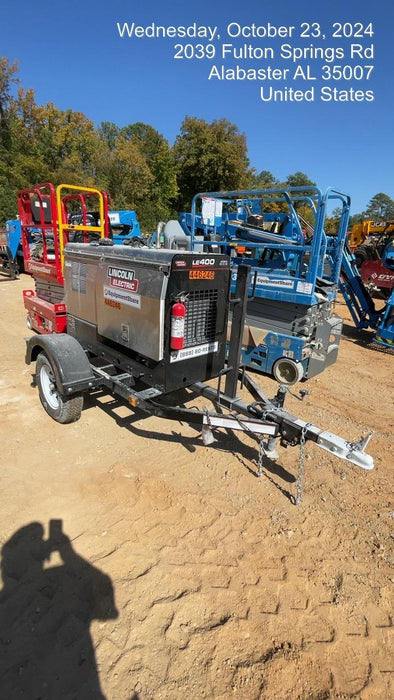 2024 Lincoln Electric LE400 Kubota V1505, Trlr, Cable Rack, Light Kit, ES Decals, T3