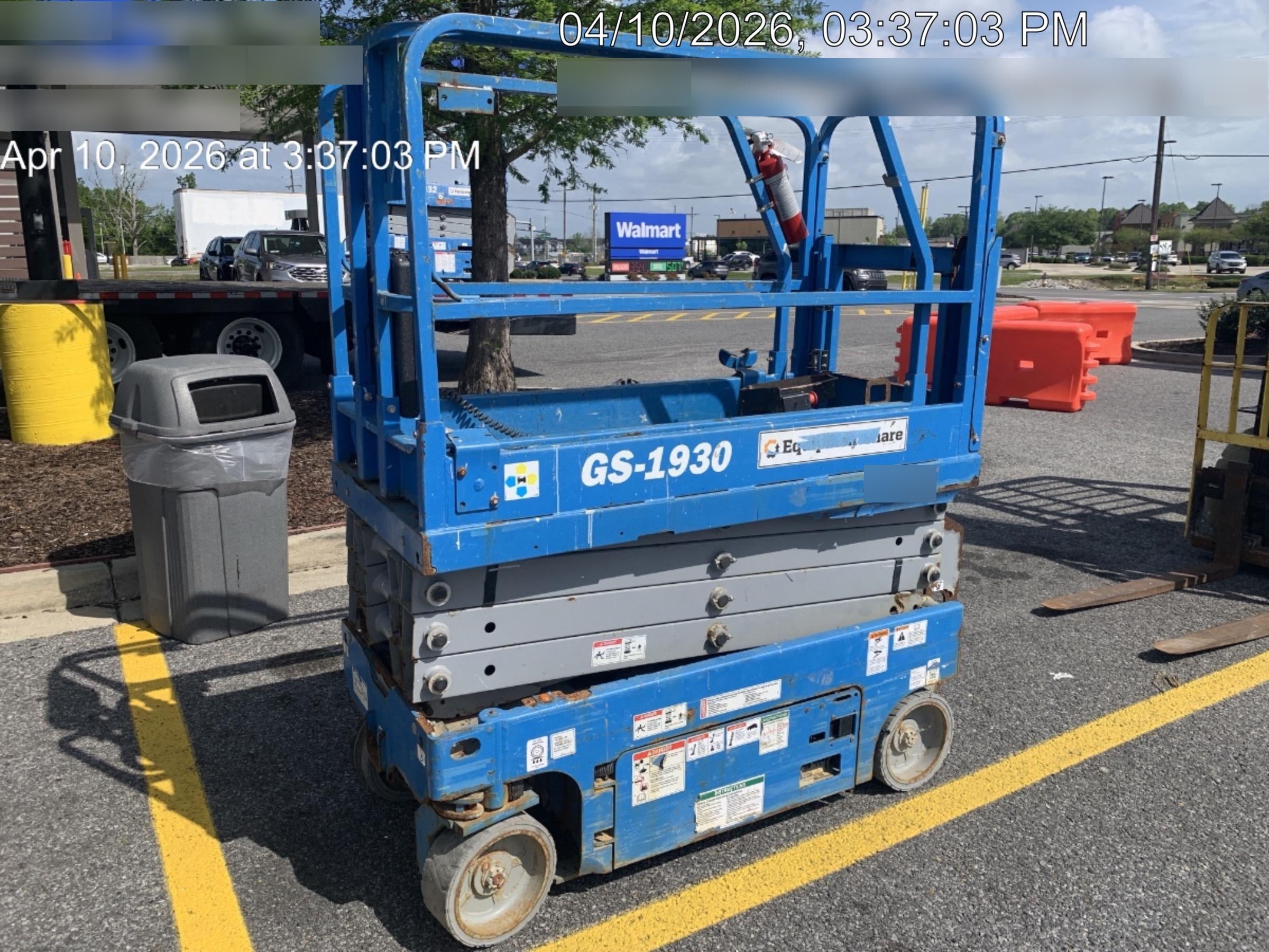 2020 Genie GS-1930 Solid Non Marking Tires, Beacon, Folding rails with half height swing gate