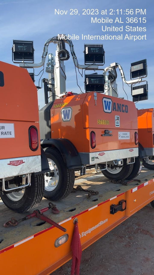 2023 Wanco WLTT-4MM4K Diesel, Deep Sea Controller, Shore Power Plug, Auto Start, (4) 350W LED Floodlights, 4kW Generator, 60 Gal Fuel Tank, 2" Ball, T3