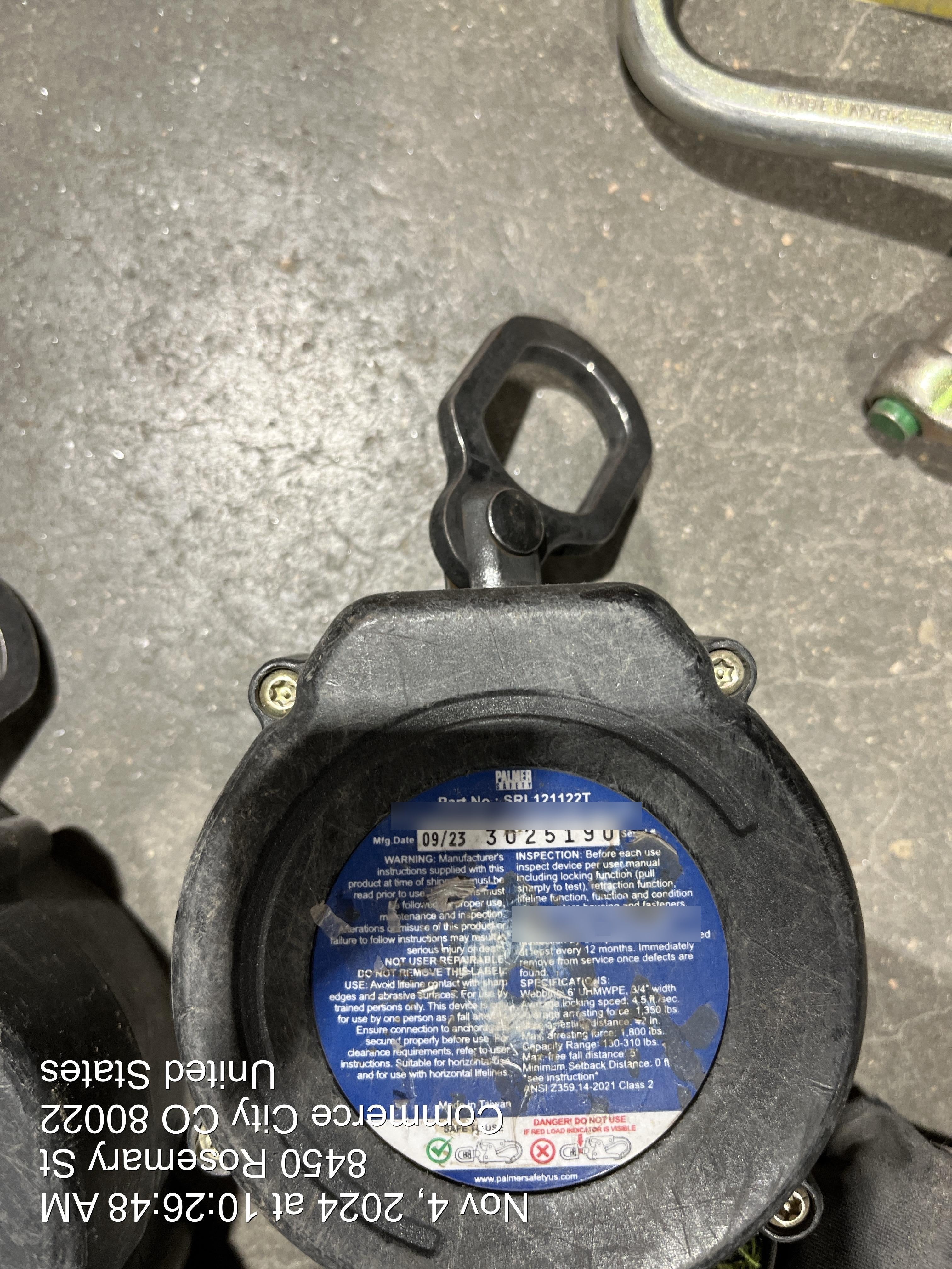 2023 PALMER SRL121122T