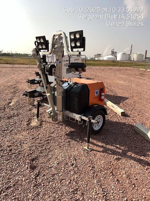 2024 Wanco WLTT-4MM4K Diesel, Deep Sea Controller, Shore Power Plug, Auto Start, (4) 350W LED Floodlights, 4kW Generator, 60 Gal Fuel Tank, 2" Ball, T3