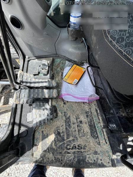 2018 Case CX80C CLOSED CAB, A/C, RUBBER TRACKS PADS, 7'-2" ARM