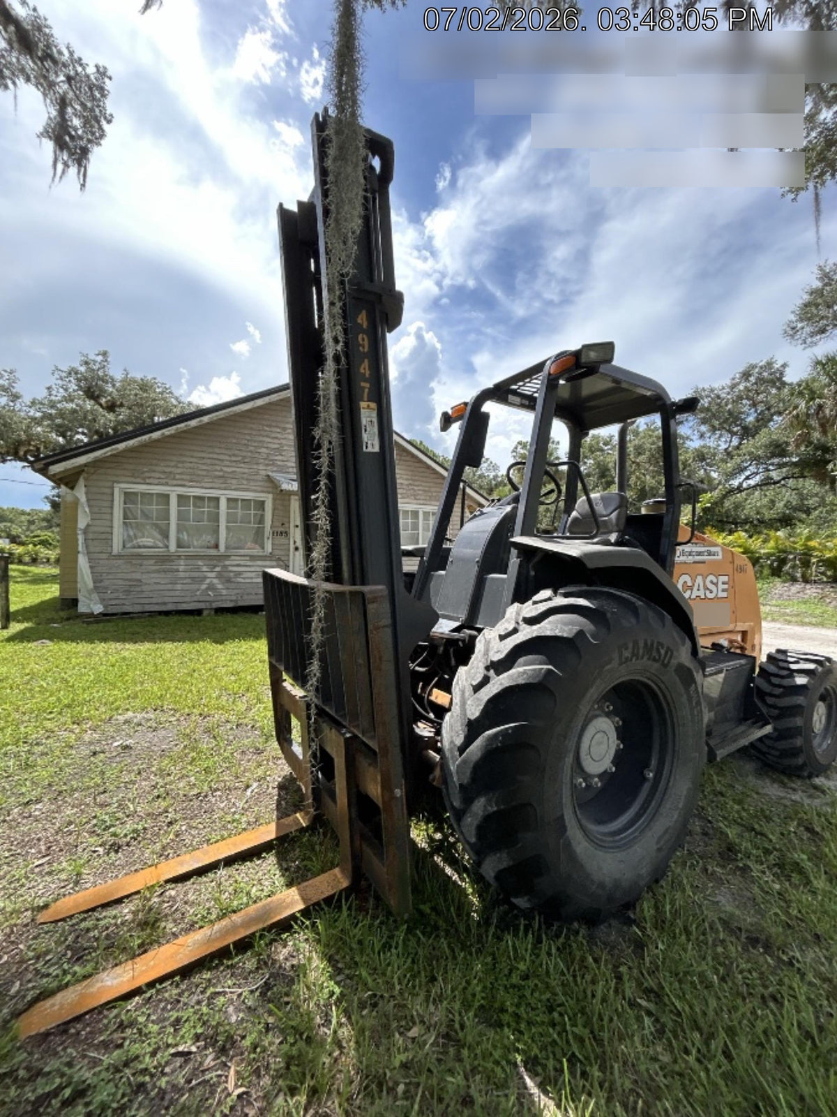 2018 CASE 586H