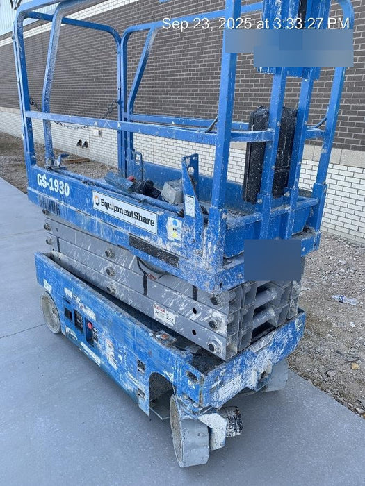 2019 Genie GS-1930 Fixed Rails with Chain Entry