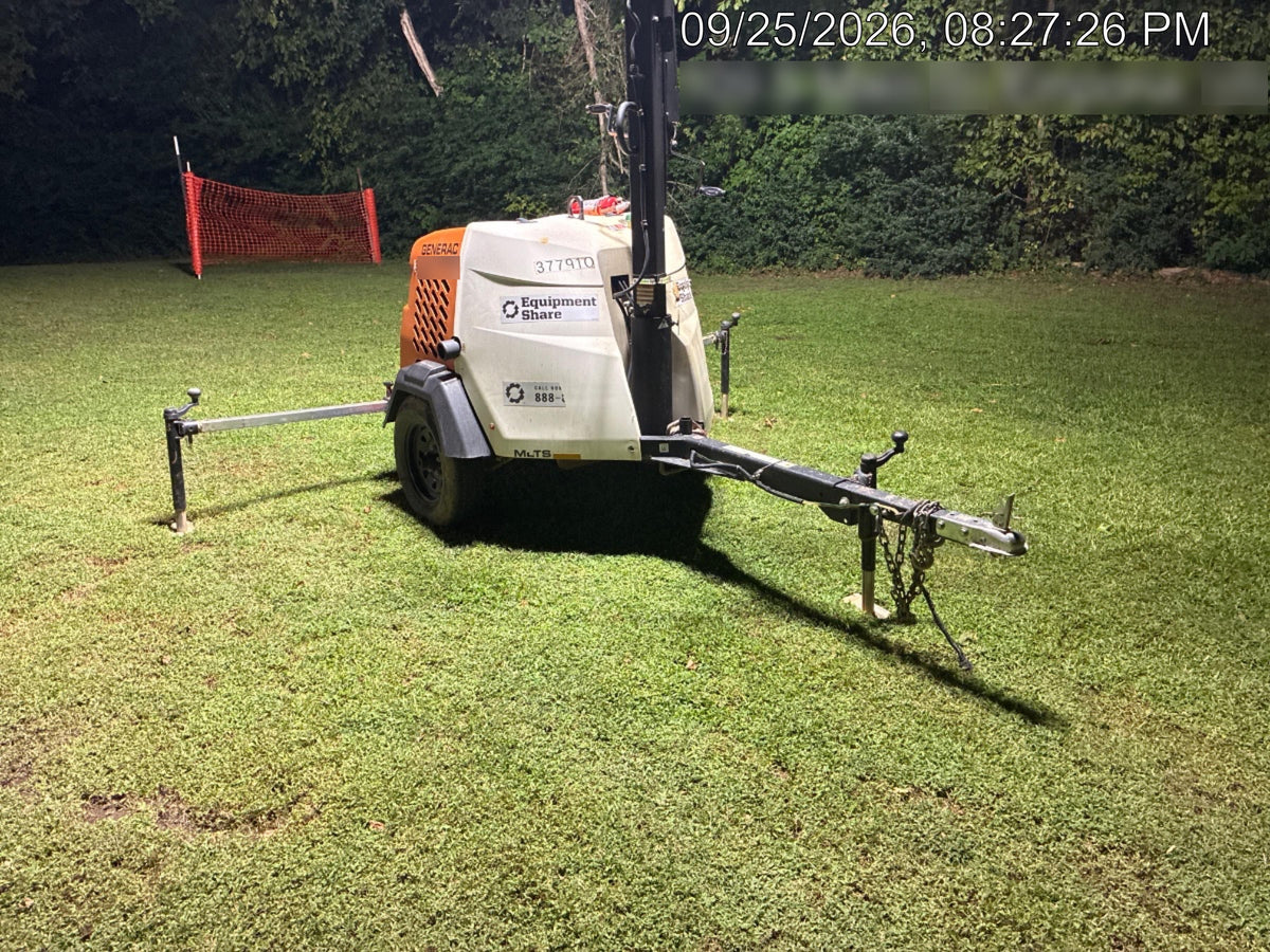 2023 Generac MLT2 Diesel, Flex Switch 120V Input, Powerzone Controller, 
(4) 320W LED Lights, 4kW Generator, 39.9 Gal Fuel Tank, 2" Ball, T3