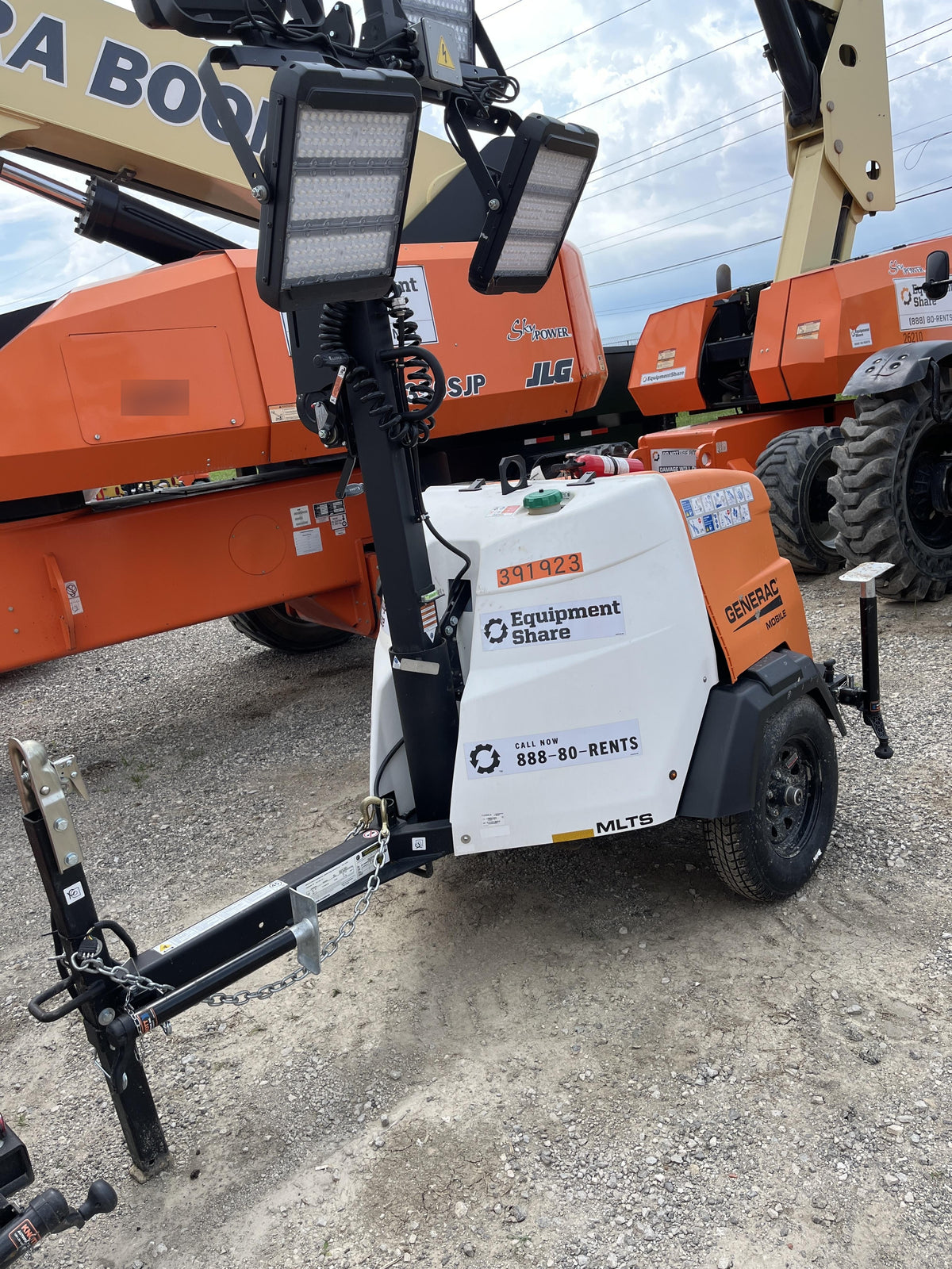 2024 Generac MLT2 Diesel, Flex Switch 120V Input, Powerzone Controller, 
(4) 320W LED Lights, 4kW Generator, 39.9 Gal Fuel Tank, 2" Ball, T3