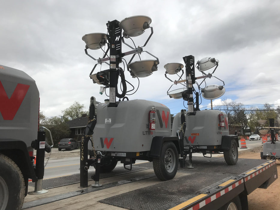 2019 Wacker Neuson LTV6L-MH Mobile Light Tower w/Fuel Level Sensor Installed