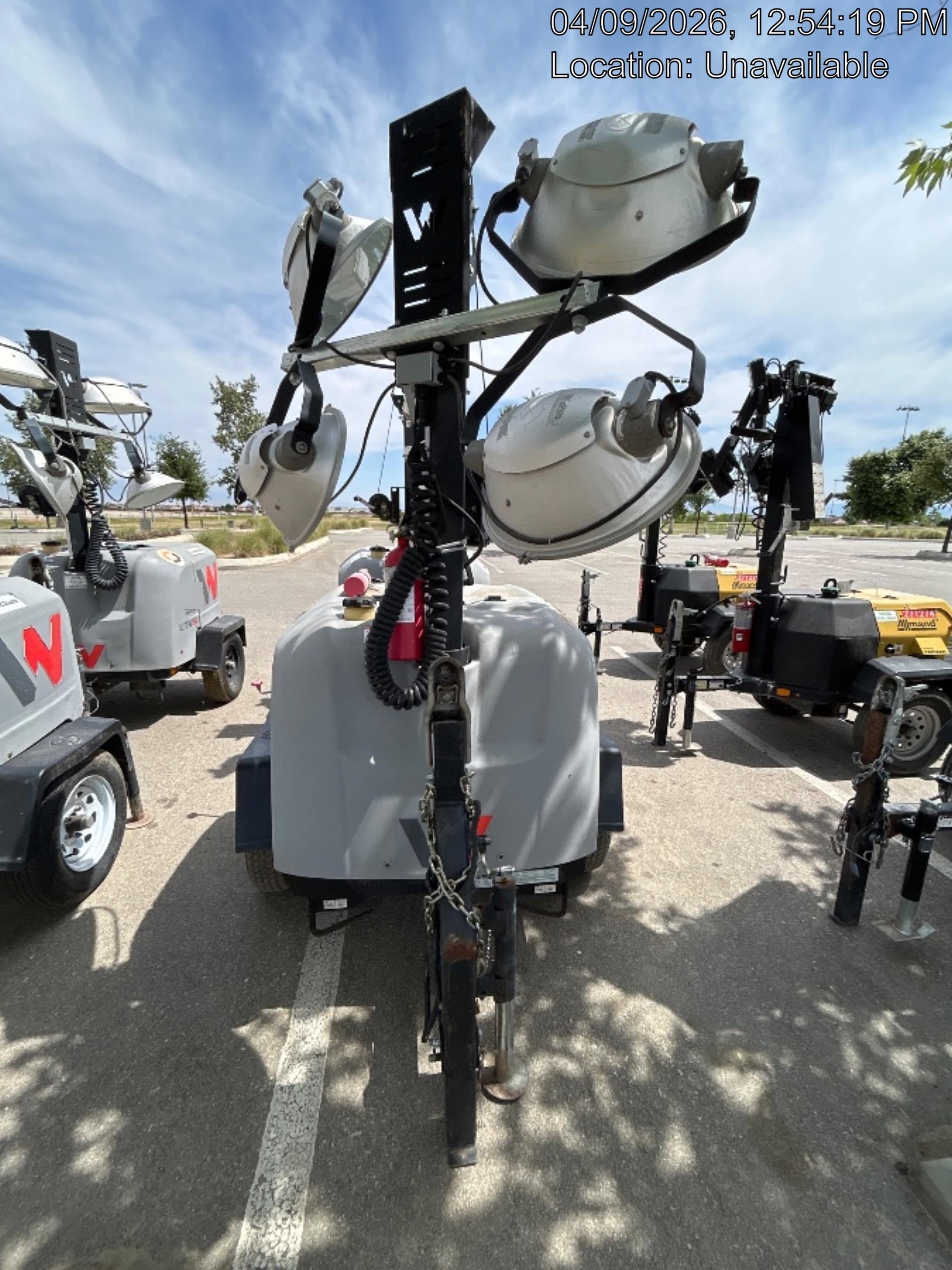 2019 Wacker Neuson LTV6L-MH Wacker Neuson LTV6L Mobile Light Tower w/Fuel Level Sensor Installed