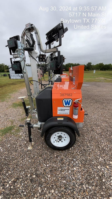 2024 Wanco WLTT-4MM4K Diesel, Deep Sea Controller, Shore Power Plug, Auto Start, (4) 350W LED Floodlights, 4kW Generator, 60 Gal Fuel Tank, 2" Ball, T3
