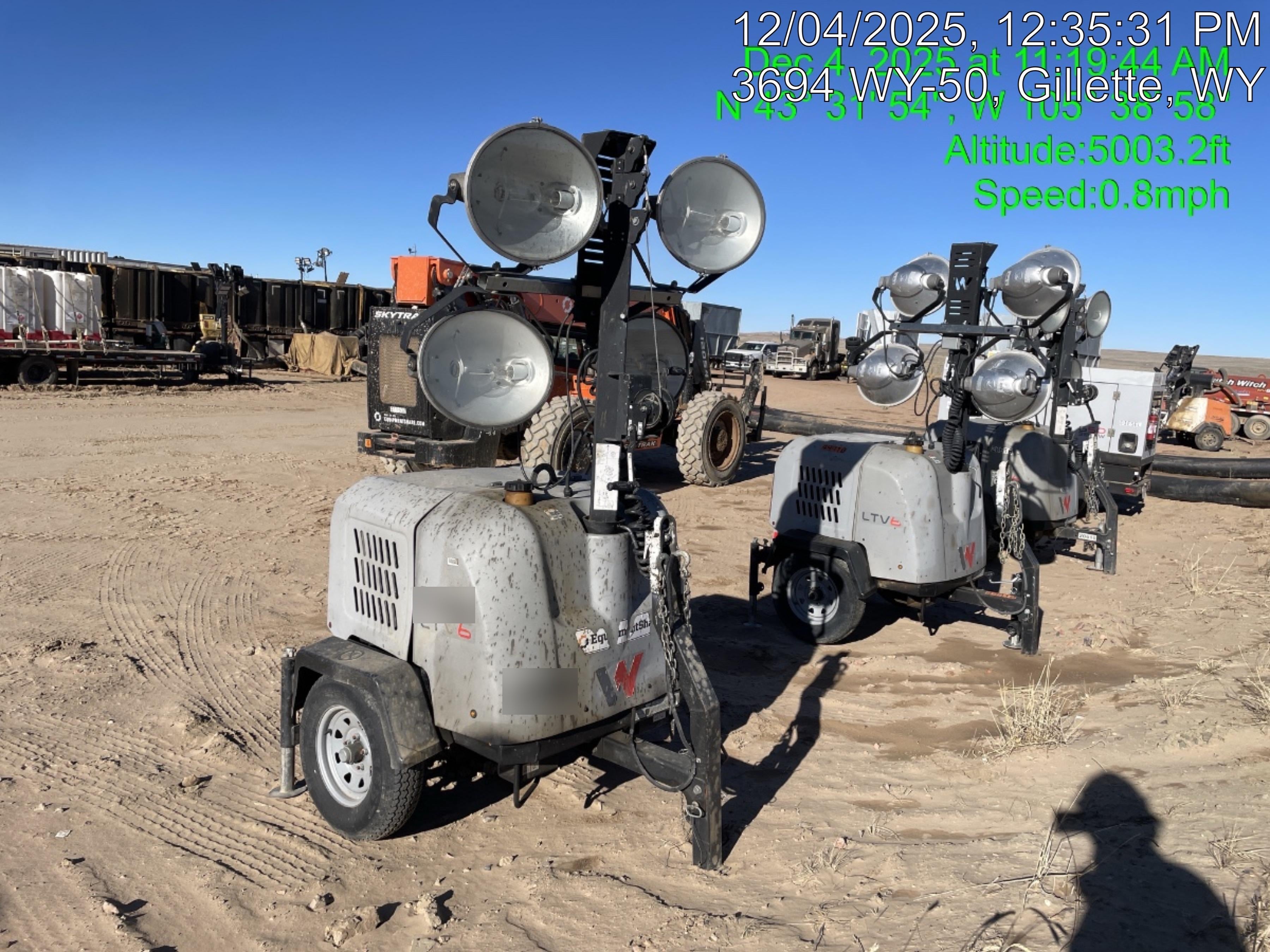 2018 Wacker Neuson LTV6L-MH Wacker Neuson LTV6L Mobile Light Tower w/Fuel Level Sensor Installed