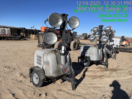 2018 Wacker Neuson LTV6L-MH Wacker Neuson LTV6L Mobile Light Tower w/Fuel Level Sensor Installed