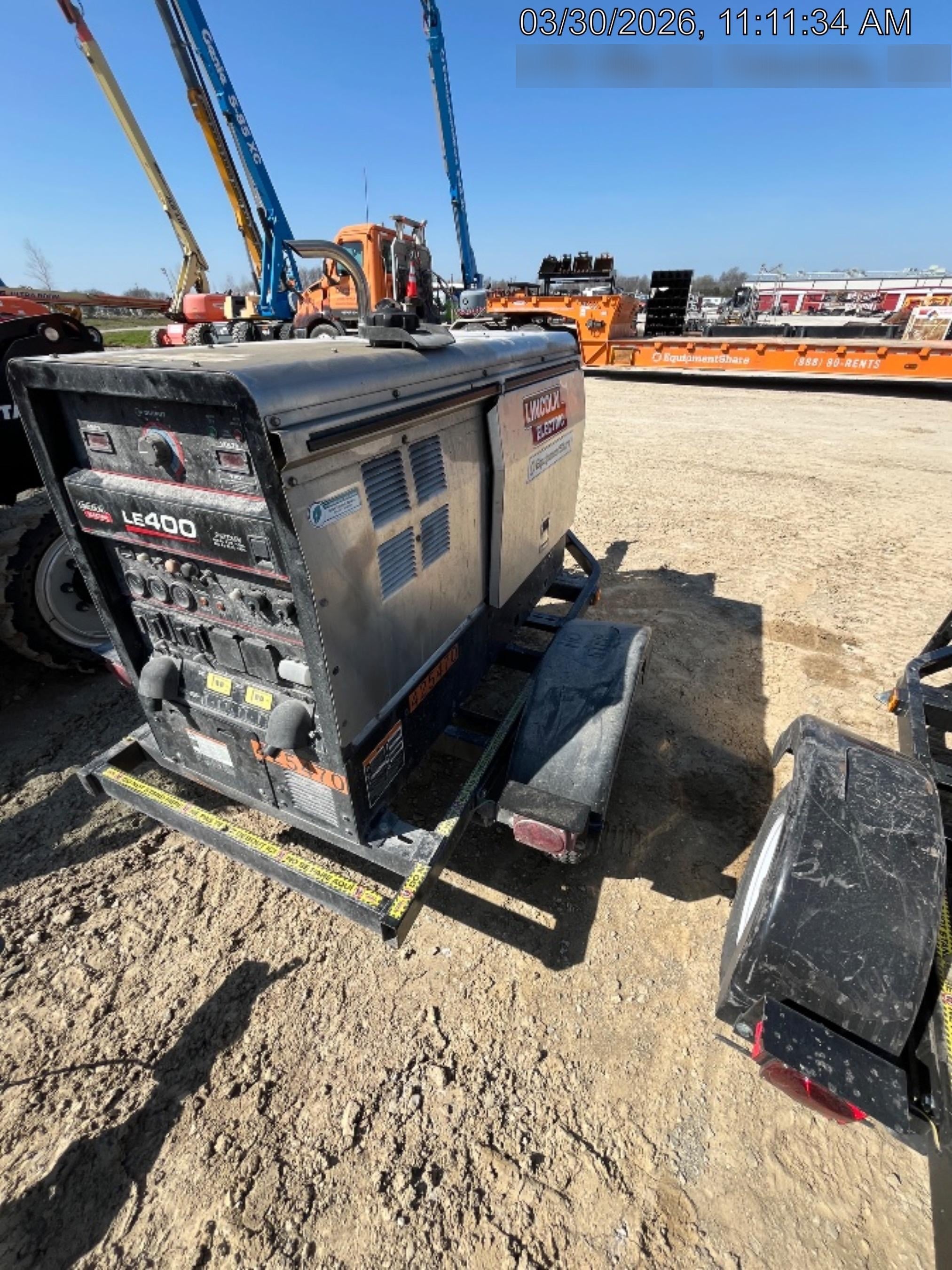 2024 Lincoln Electric LE400 Kubota V1505, Trlr, Cable Rack, Light Kit, ES Decals, T3