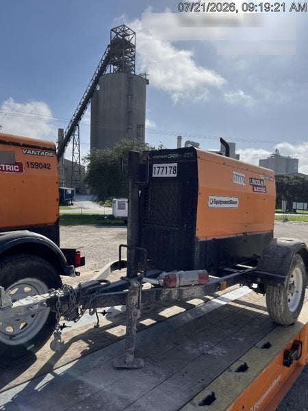 2021 Lincoln Electric Vantage 322 Vantage 322 Ready Pak 3 w/ Decals, ORANGE (includes trailer, cable rack, fender light kit) NO Telematics