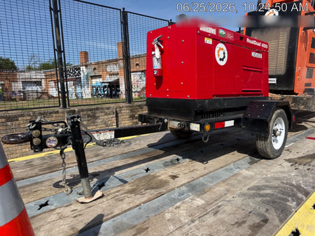 2022 Shindaiwa DGW400MDL Kubota D902 Engine, 23 HP, Dual Op Welder, Wire, Arc, Droop Stick, Tig, and CC Stick Functionality, Simulphase, 3 Phase and 1 Phase Gen Output, Single Axle NB Trlr, Slr Trckl Chrg 12V 12W, Fire Ext