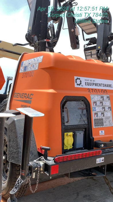 2023 Generac MLT2 Diesel, Flex Switch 120V Input, Powerzone Controller, 
(4) 320W LED Lights, 4kW Generator, 39.9 Gal Fuel Tank, 2" Ball, T3