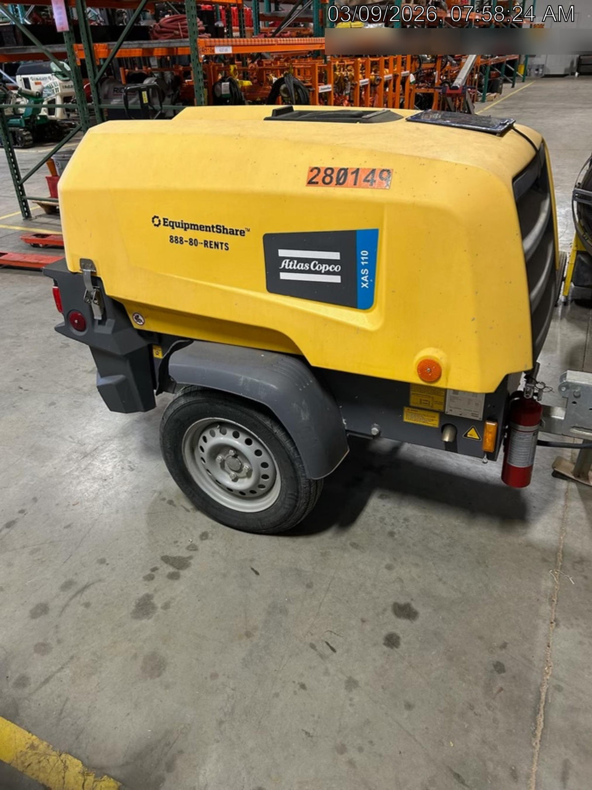 2022 ATLAS COPCO XAS 110