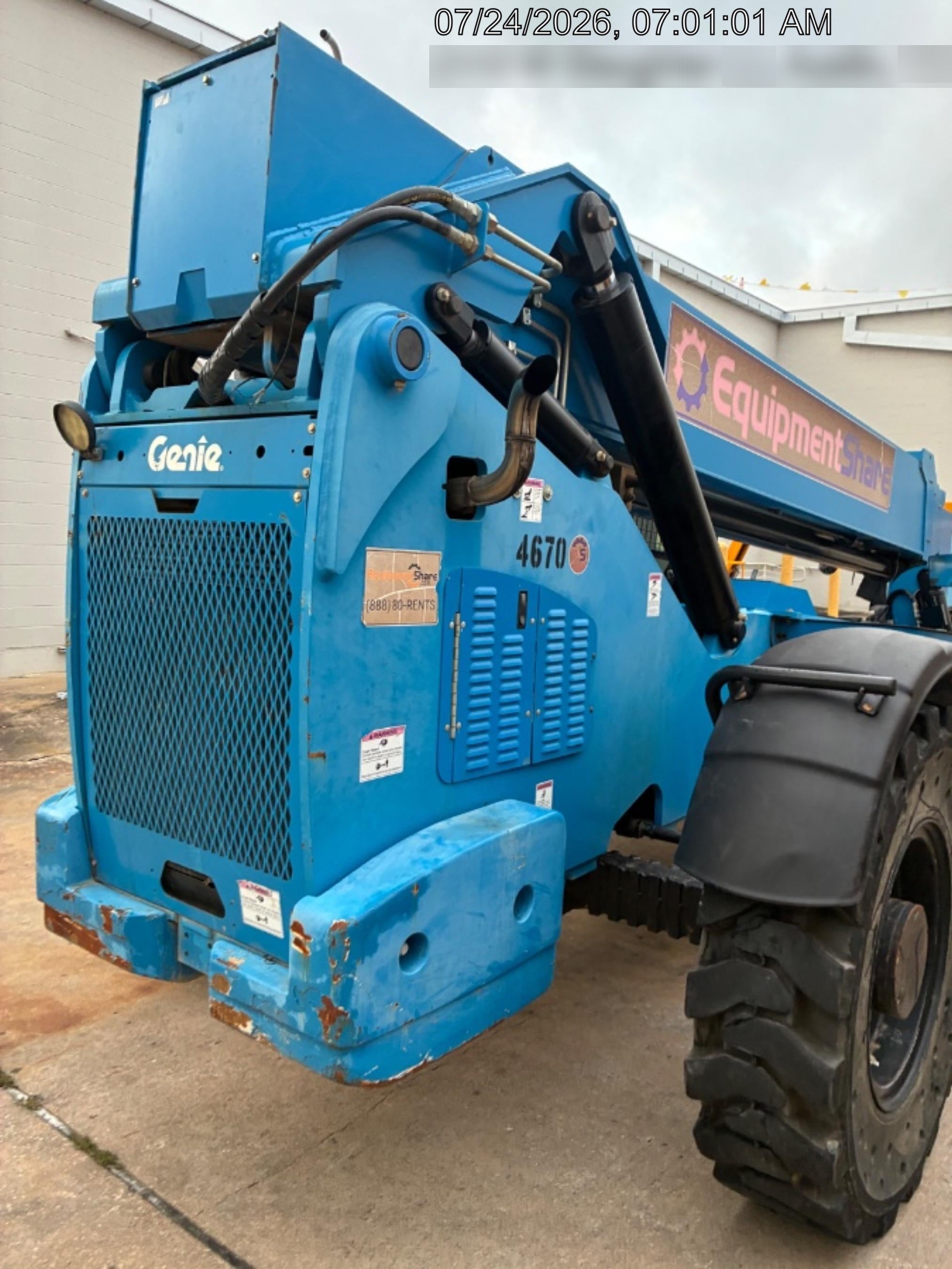 2017 Genie GTH-1056 Genie GTH1056, Solid Tires, 60" carriage, Light Kit, Open ROPS