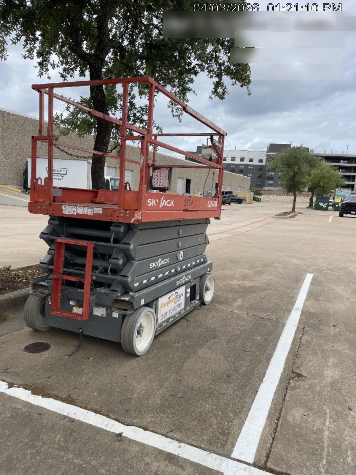 2016 Skyjack SJIII-4632 Standard Options