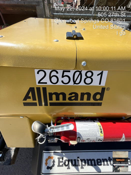 2022 Allmand NLV3GR (4) LED Light Fixture 350W, 23' Vertical Mast, 3kW Prime, Towable, ES Decals, T3