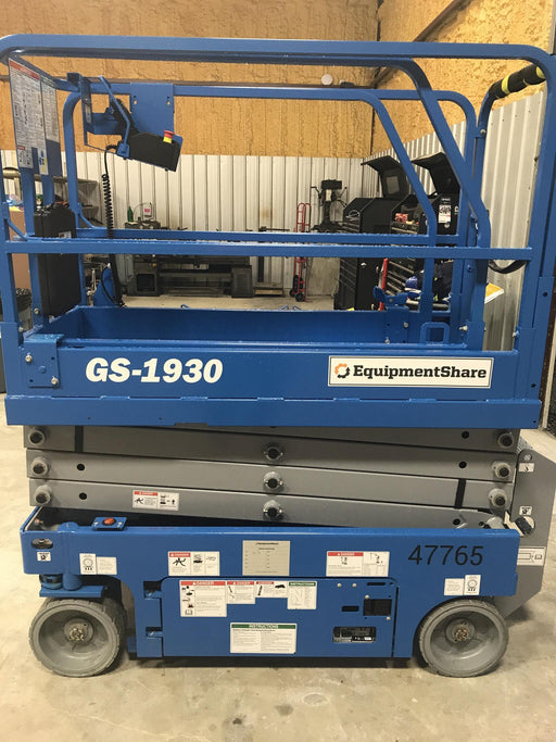 2019 Genie GS-1930 Fixed Rails with Chain Entry