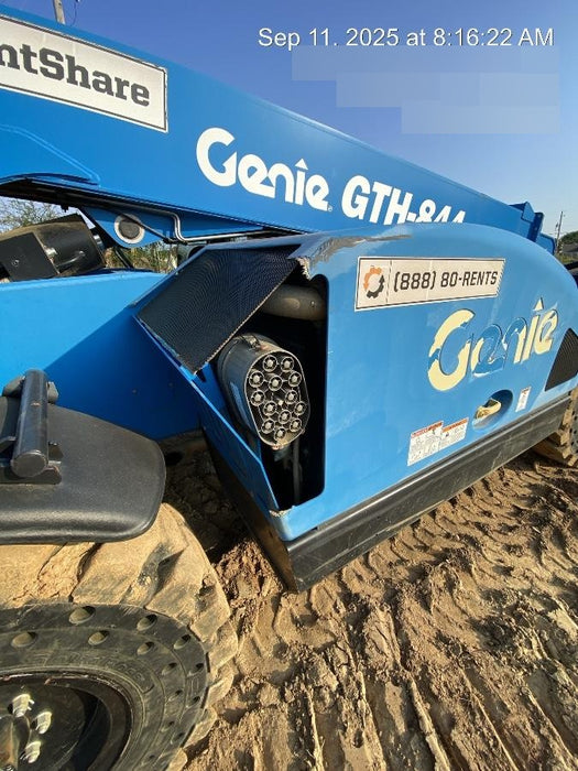 2018 Genie GTH-844 Genie GTH-844 w/Enclosed Cab w/HVAC, Work Lights, Solid Tires, Beacon, 60" Carriage and Forks