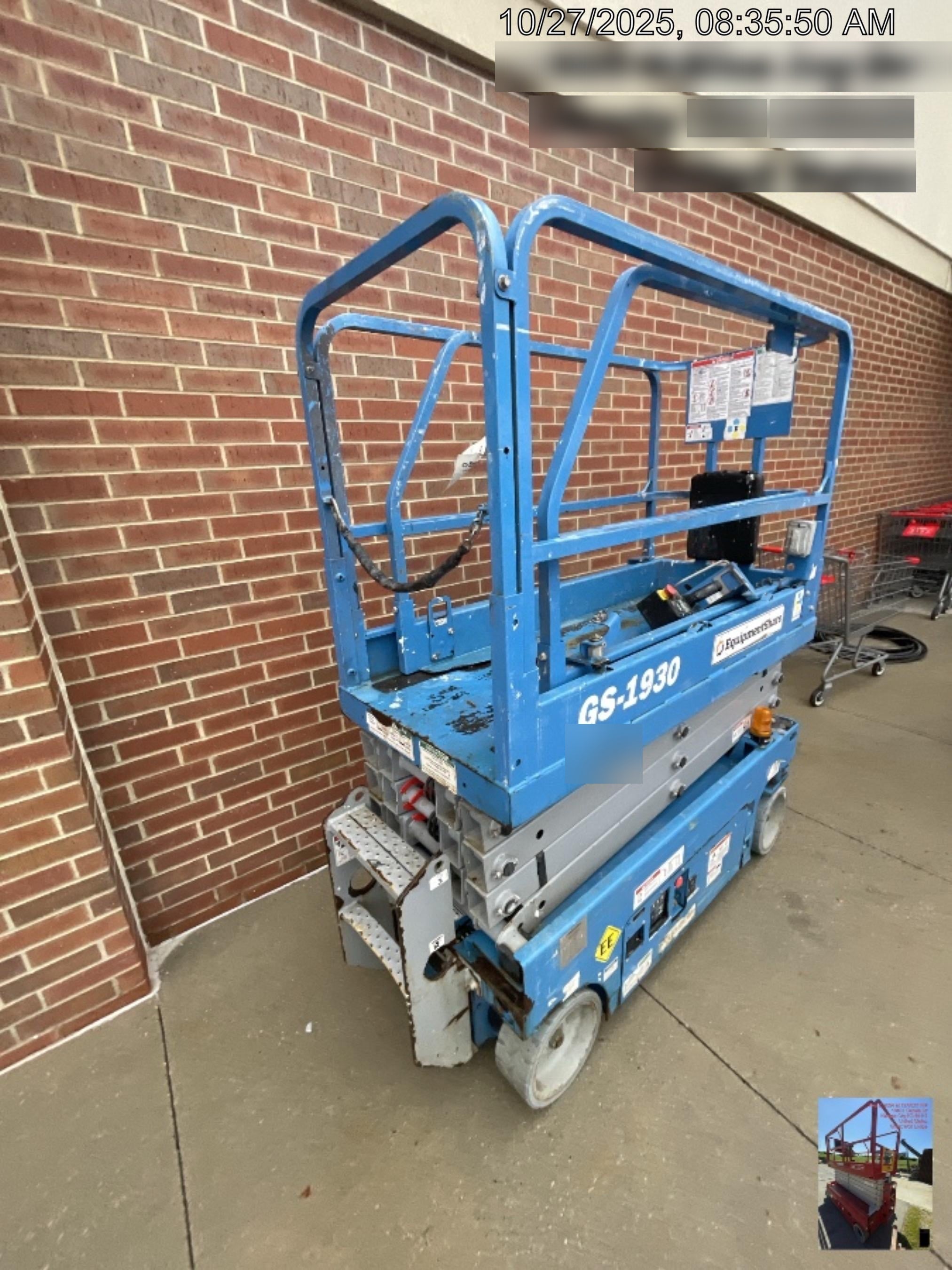 2019 Genie GS-1930 Genie GS-1930 Standard Options, EE Rated