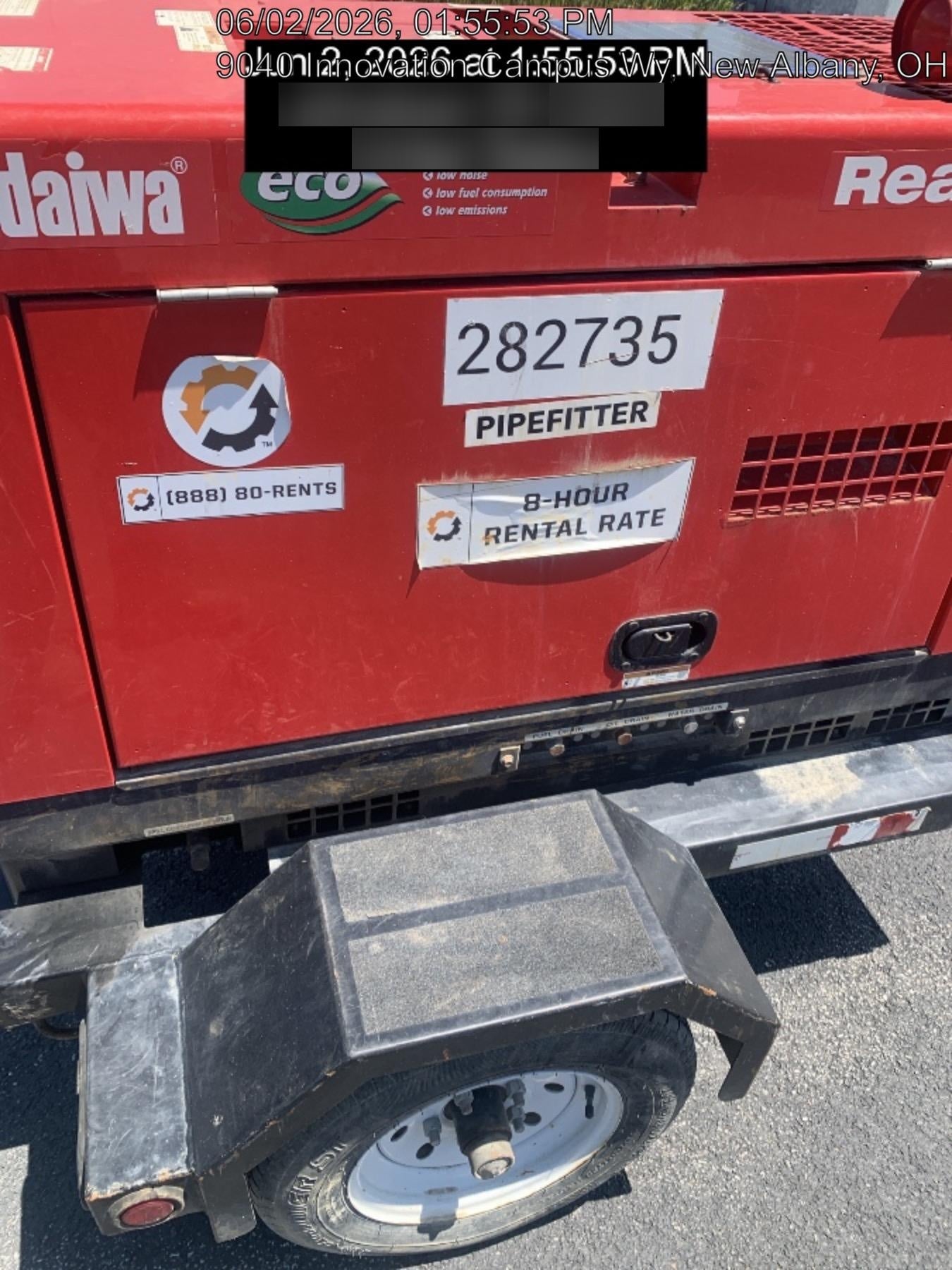 2022 Shindaiwa DGW400MDL Kubota D902 Engine, 23 HP, Dual Op Welder, Wire, Arc, Droop Stick, Tig, and CC Stick Functionality, Simulphase, 3 Phase and 1 Phase Gen Output, Single Axle NB Trlr, Slr Trckl Chrg 12V 12W, Fire Ext