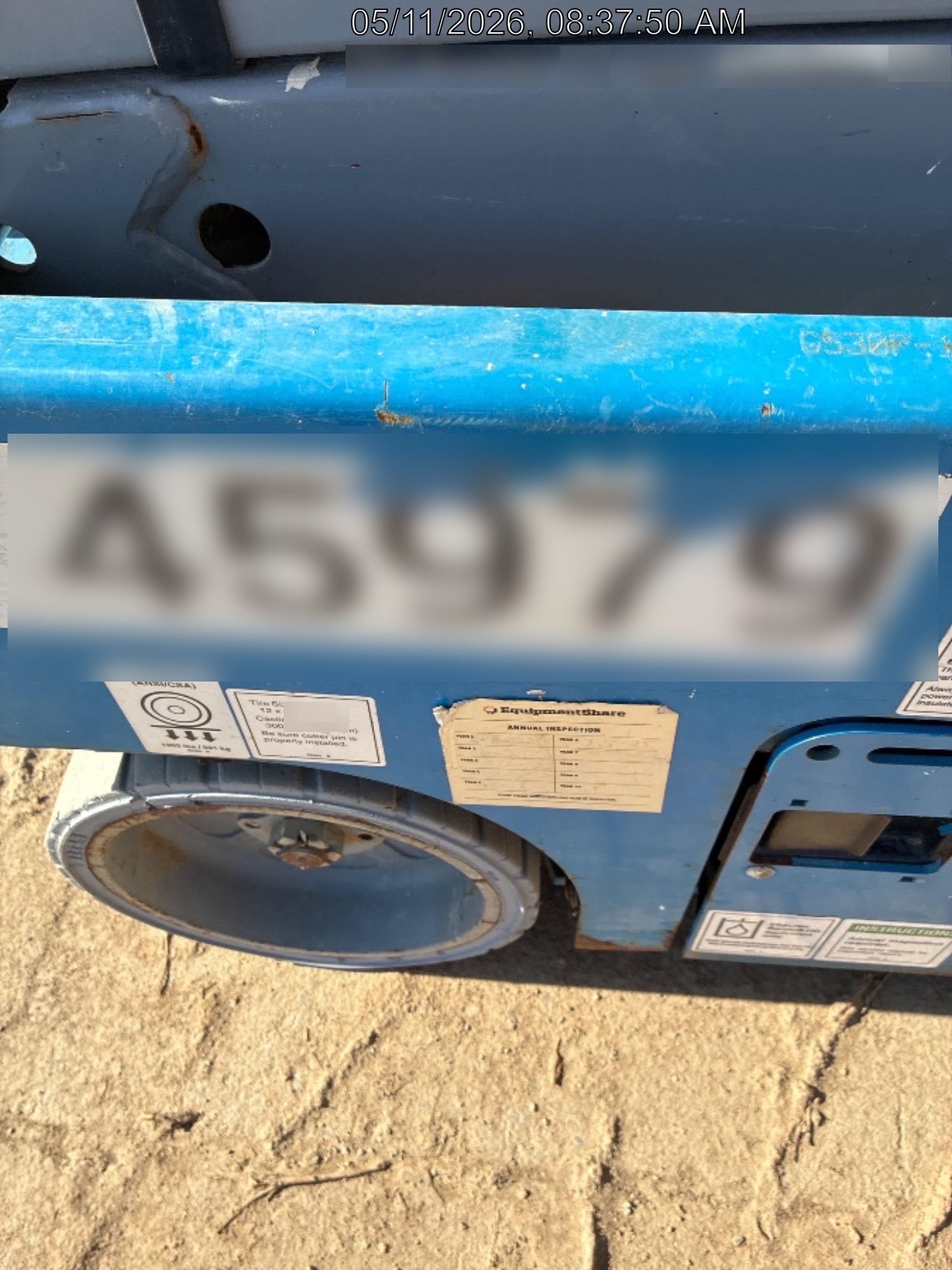 2019 Genie GS-1930 Fixed rails with chain Entry
