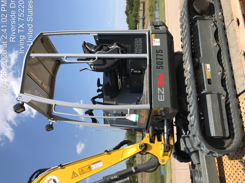 Wacker Neuson EZ36 Canopy unit with one Bucket
