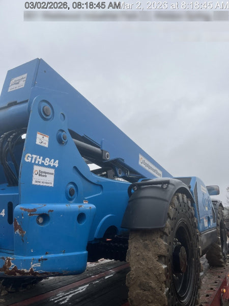 2018 Genie GTH-844 Genie GTH-844 w/ROPS, Work Lights, Solid Tires, RH Cab Mesh, Beacon, 60" Carriage and Forks