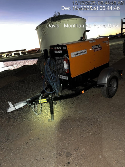 2022 Lincoln Electric LE400 Kubota V1505, Trlr, Cable Rack, Light Kit, ES Decals, T3