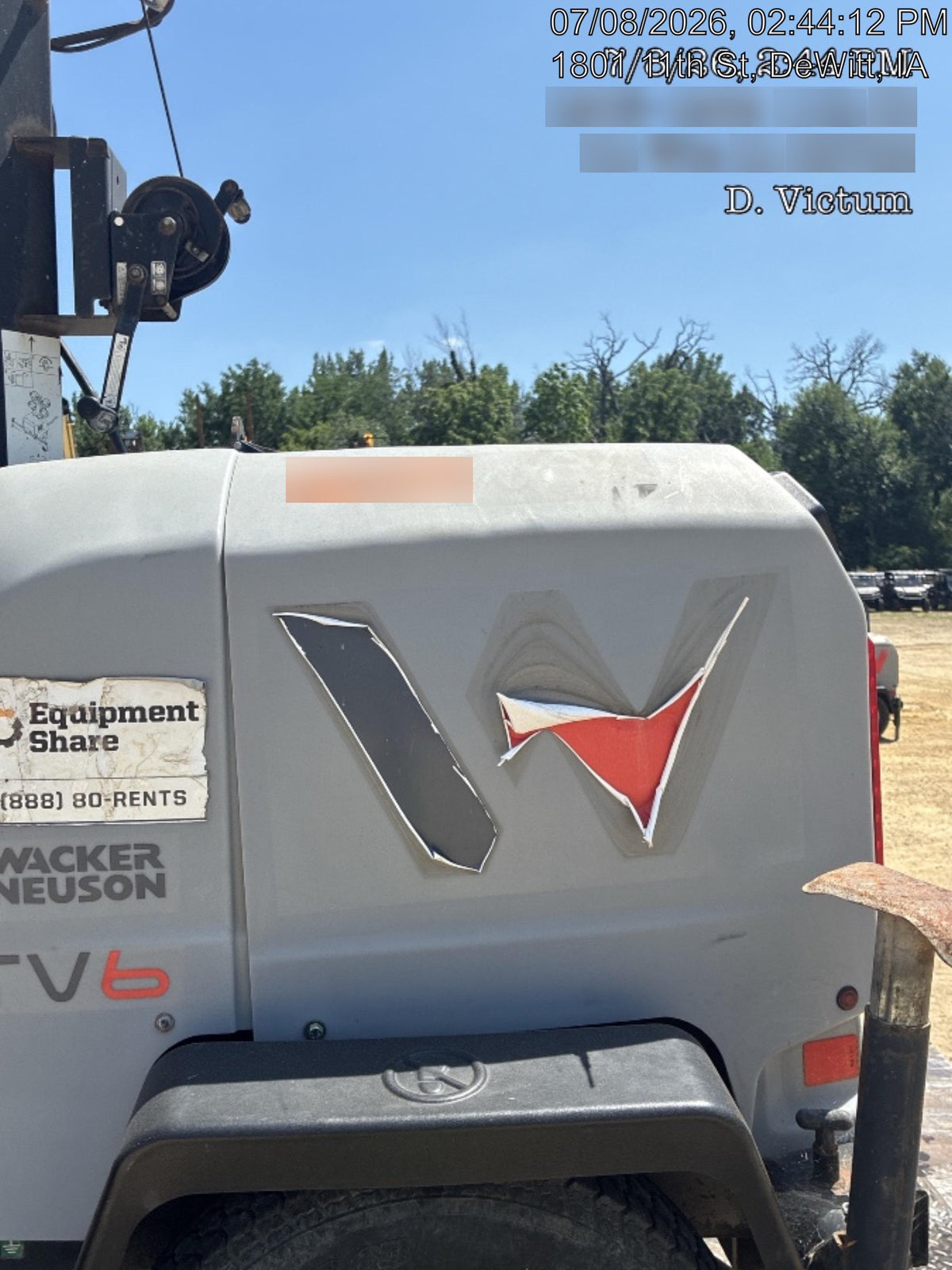 2019 Wacker Neuson LTV6L-MH Standard Options