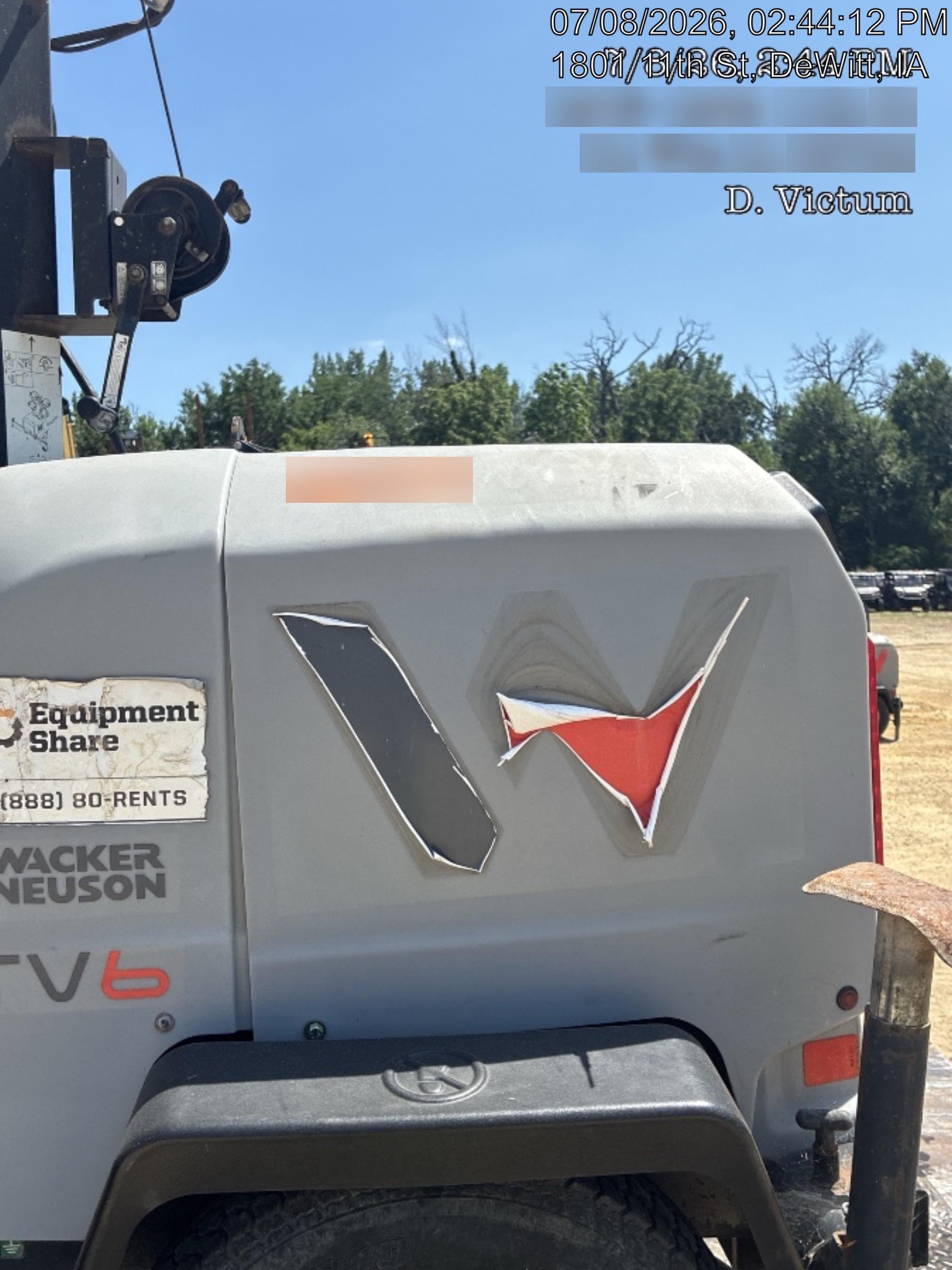 2019 Wacker Neuson LTV6L-MH Standard Options