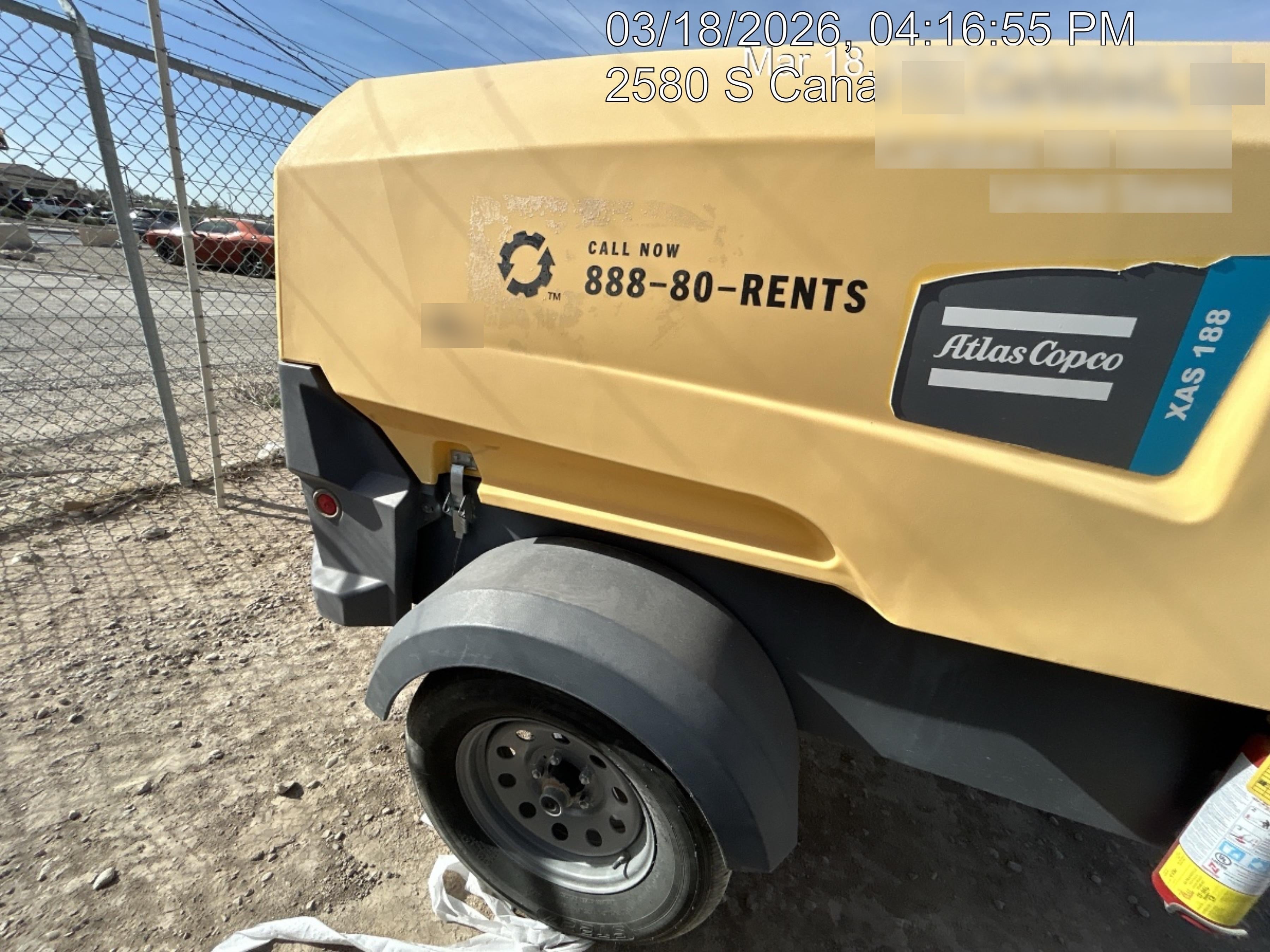 2022 ATLAS COPCO XAS188 CWK