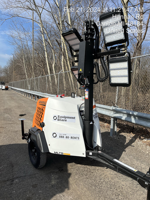 2024 Generac MLT2 Diesel, Flex Switch 120V Input, Powerzone Controller, 
(4) 320W LED Lights, 4kW Generator, 39.9 Gal Fuel Tank, 2" Ball, T3