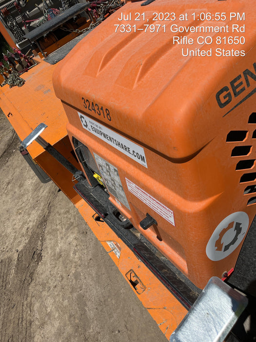 2023 Generac MLT2 Diesel, Flex Switch 120V Input, Powerzone Controller, (4) 320W LED Lights, 4kW Generator, 39.9 Gal Fuel Tank, 2" Ball, T3