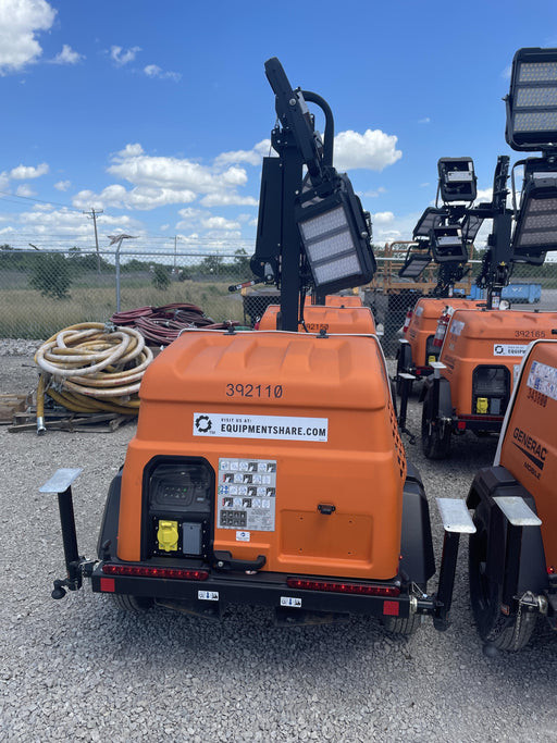 2024 Generac MLT2 Diesel, Flex Switch 120V Input, Powerzone Controller, 
(4) 320W LED Lights, 4kW Generator, 39.9 Gal Fuel Tank, 2" Ball, T3