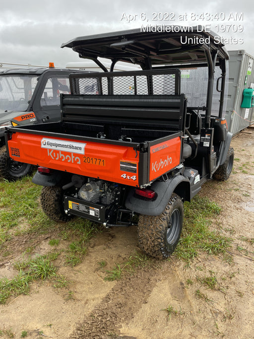 2022 Kubota RTV-X1140W-H Plastic Canopy, Windshield Acrylic Clear, LED Strobe Light, Wire Harness Kit, Back up Alarm