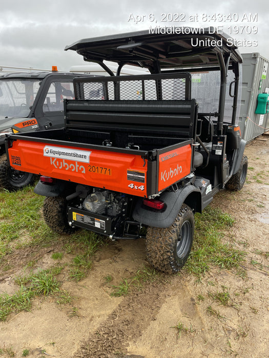 2022 Kubota RTV-X1140W-H Plastic Canopy, Windshield Acrylic Clear, LED Strobe Light, Wire Harness Kit, Back up Alarm