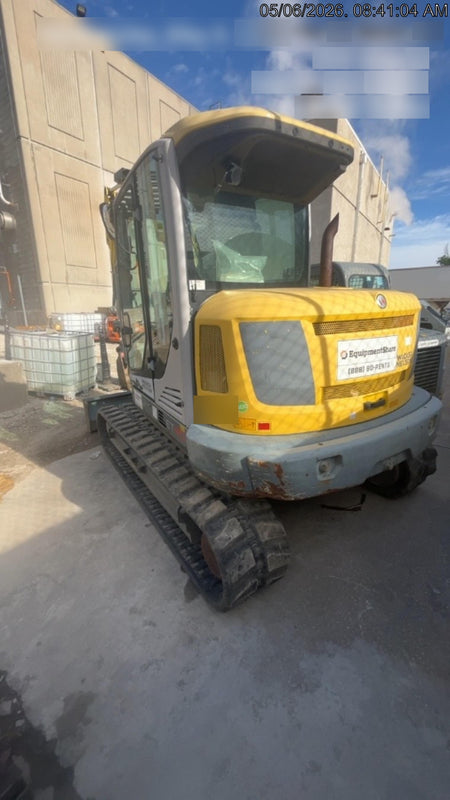 Wacker Neuson ET90 Cab, Long Dipperstick, Track, Bucket